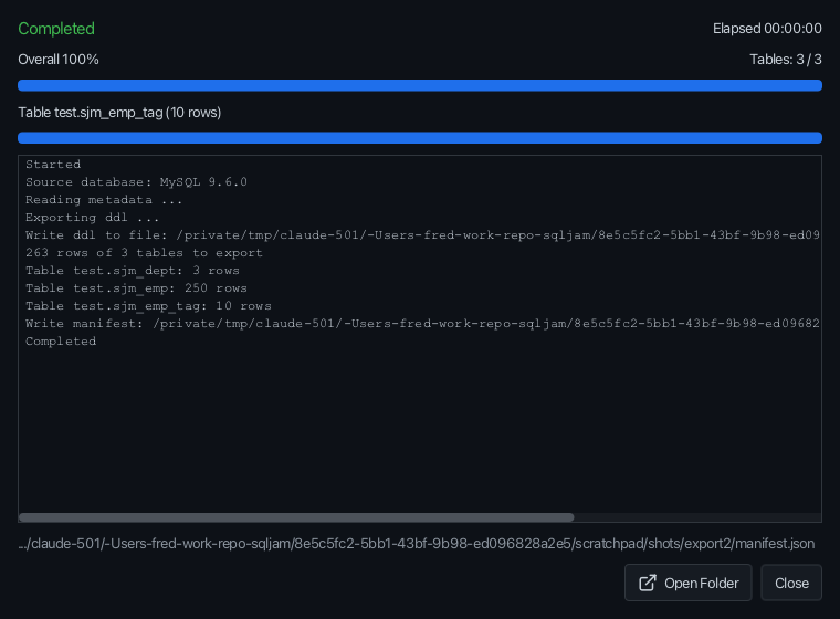 Progress dialog